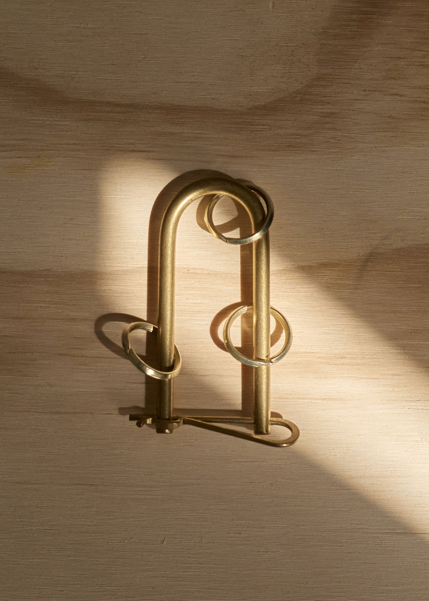 Brass keychain hot sale